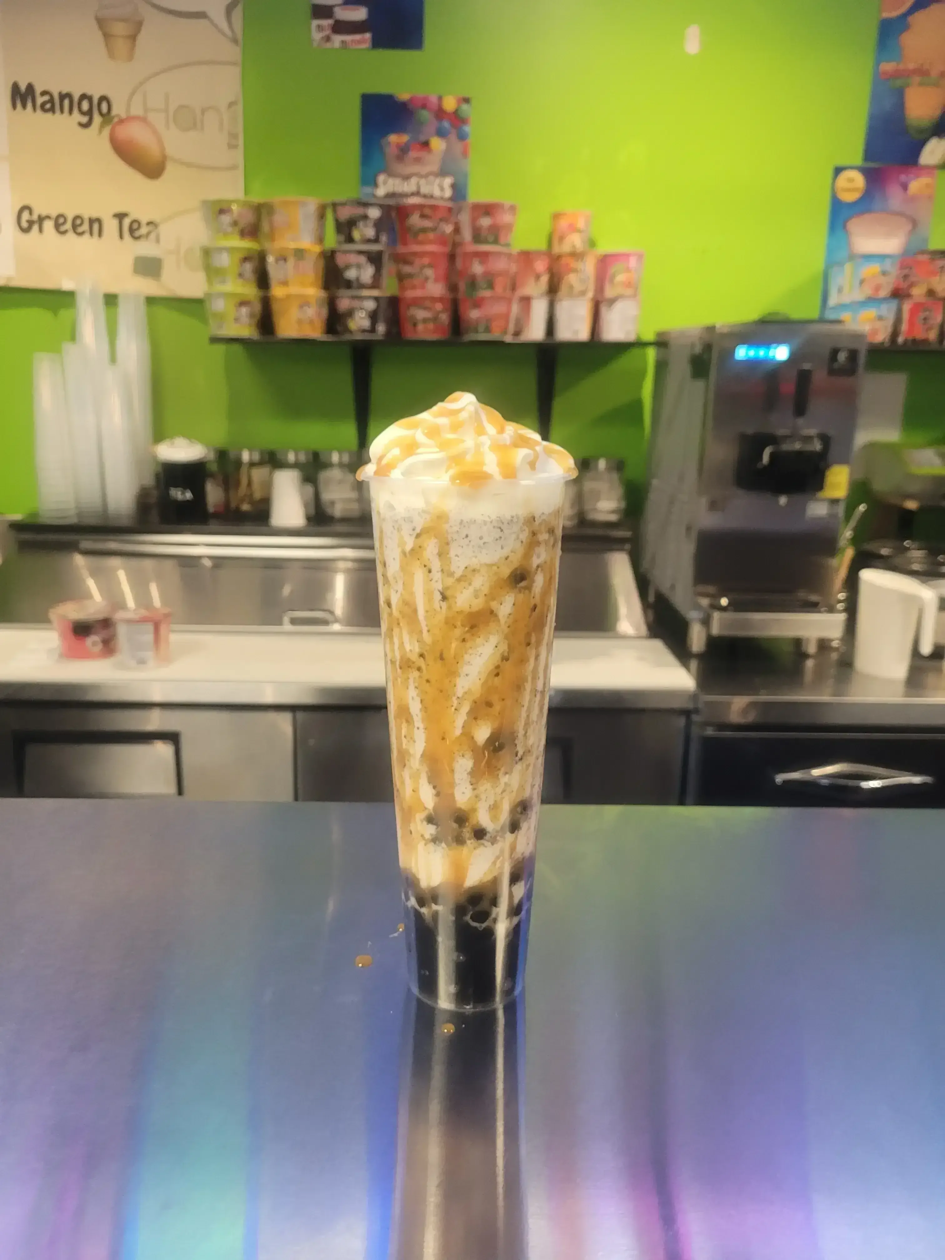 Boba drink from Hangout Cafe menu